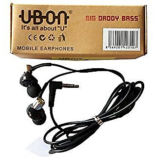 UBON UB1085 - Big Daddy Bass Wired Powerful Audio Earphone with Mic 3.5 MM Jack Bass Powerful