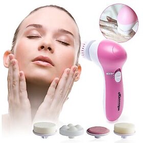 right traders IMPORTED 5 IN 1 BEAUTY CARE BATTERY OPERATED PORTABLE MASSAGER / BEAUTY SET / FACE BODY BEAUTY MASSAGER