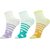 Neska Moda Women Cotton Multicolor 3 Pair Ankle Length Socks S555