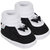 Neska Moda Baby Boys and Girls Butterfly Black Booties For 0 To 12 Months Infants SK126