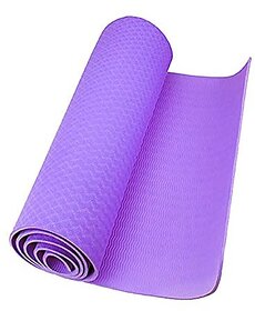 Buy Strauss Extra Thick Yoga Mat with Carrying Strap, 13 mm (Blue) online