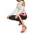 Code Yellow Women's Black Red Side Stripes Stretchable Trendy Leggings Gym Yoga Sports Wear