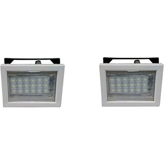 sahu lite Rechargeable 786-18 LED SQR white Emergency Lights (Buy 1 Get 1 Free)