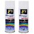 F1 Aerosol paint Spray White For Car/Bike for Univarsal use  (2 pics White)