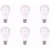 Nipser Premium 9 Watt 900 Lumens Bright  LED Bulb ( Set of 6)