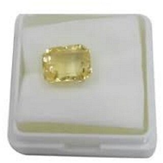 Ceylon Pukhraj Yellow Sapphire 9.00 Ratti Certified Stone Jaipur Gemstone