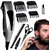 Men's Corded Electric Waterproof Professional Beard Mustache Trimmer Hair Shaver Hair Clipper for Styling  Removal Hair