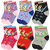 Neska Moda 6 Pairs Kids Multicolor Cotton Ankle Length Socks Age Group 7 To 13 Years