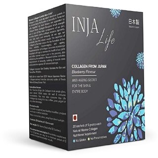 INJA Life Collagen from Japan  Blueberry Flavour - by Inja Wellness