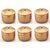 Comet Multipurpose Storage Container Set of 6 Pcs //Pc 450 ml  With Gold Finishing