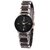 IIK Collection Silver and Black Analog Watch for woman 6 month waranty