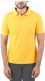 Revent Men'S Yellow Polo T-Shirt