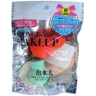6 pc Make Up Cosmetic Foundation Sponge Powder Facial Puff Different Shapes