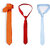 z decor stylish tie set of 3 (multicolour)