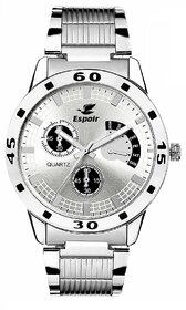 Espoir Analog Stainless Steel White Dial Men's Watch - ES109