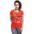 Origin indie Rusty Red Woman floral T Shirt