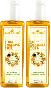 Park Daniel Premium Body Massage oil combo of 2 bottles of 100 ml (200 ml)
