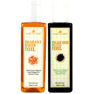 Park Daniel Premium Karanj oil and Black seed oil combo of 2 bottles of 100 ml (200ml) Park Daniel Premium Karanj oil and Black seed oil combo of 2 bottles of 100 ml (200ml)