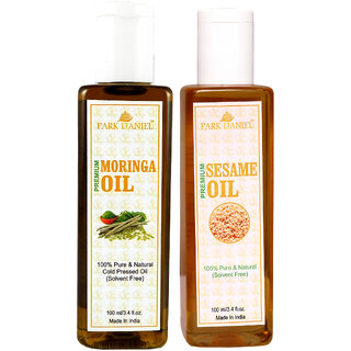                       Park Daniel Premium Moringa Oil And Sesame Oil Combo Of 2 Bottles Of 100 Ml                                              