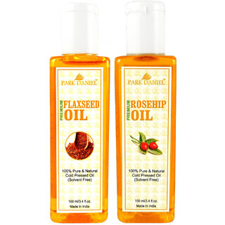 Park Daniel Premium Flaxseed Oil And Rosehip Oil Combo Of 2 Bottles Of 100 Park Daniel Premium Flaxseed Oil And Rosehip Oil Combo Of 2 Bottles Of 100