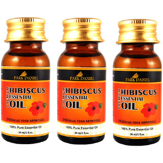                       Park Daniel Premium Hibiscus oil Combo pack of 3 bottles of 30 ml(90ml)                                              