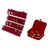 ADWITIYA Combo of Red Big Earring Tops Studs Case  Ring Jewelry Travel-Friendly Gift Box