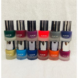 Juice Matte Nail Paint Set Of 12 Orted Colors Online Get Juice Matte Nail Paint Set Of 12 Orted Colors