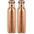 steel Chrome Coated Copper Water Bottle Leak Proof 1000ml Set of 2
