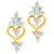 Avsar Real Gold and Diamond Gayatri Earrings  AVE156