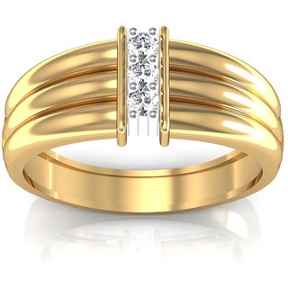 Avsar Real Gold and Diamond Karnataka Ring  AVR004