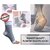 Importikaah All-Day Compression Socks For Plantar Fasciitis Pain Relief  Ankle Support -Sleeve Style - L/XL Size