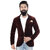 Kandy casual velevt brown 500 blazer for mens