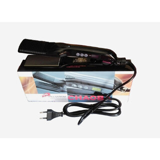 Buy Hair Straightener Hair Straightener with LCD Dital Temperature Screen CHAOBA CB 9210 Black Online 994 from ShopClues