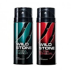 Wild stone Deo Deodrant Body Spray For Men - Pack of 2