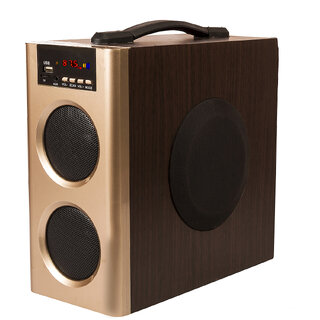 Flow Muzic Wave Boom Box with Built in FM USB Bluetooth and Aux Feature