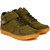 Brooke Men's Stylish Olive green lace-up Smart casual