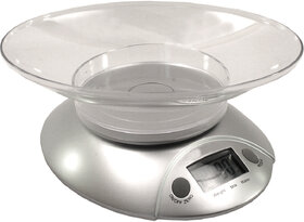 Digital Liquid Kitchen Diet Food Weight Weighing Scale 11LB 5KG with Bowl