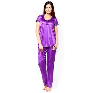 purple night dress