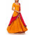 Shopclues Designer Yellowmaza Bangalore Silk Anarkali Suit Un