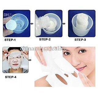 Skin Care Paper Compress Masque Masks DIY Facial Pack Of 10+FREE GIFT