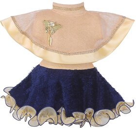 Princess Navy Poncho Party Dress