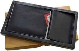 My pac leather Wallet and cardholder  gift Combo for men CB16037