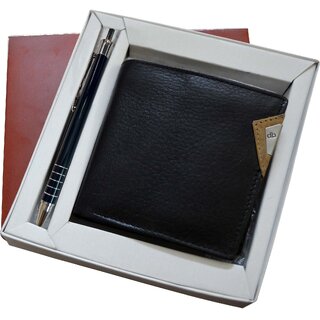 My pac  Leather Wallet and Pen  gift Combo for men CB16038