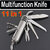 OMCY 11 in 1 Stainless Multifunctional Army Knife Saw Tool Set