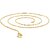 Dare by Voylla Yellow Gold Plated Snake Chain For Men