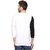 Inkovy Men's White-Black Full sleeve Cotton Round Neck  Printed T-shirt