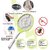 Electric Insect Bug Bat Wasp Mosquito Zapper Swatter Racket anti mosquito killer