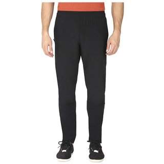 Nike Black Polyester Lycra Track Pants