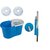 Maison  Cuisine Plastic 360 Spin Floor Cleaning Easy Bucket PVC Mop with 2 Microfiber Heads Mop Set