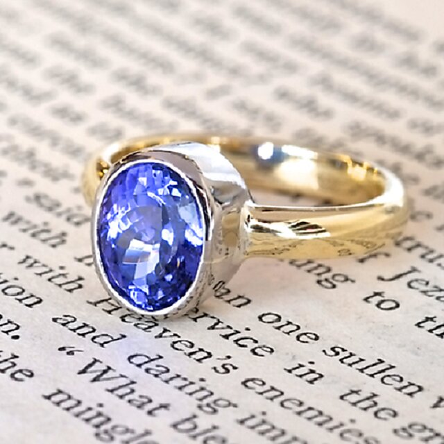 Original Certified Blue Sapphire Ring
